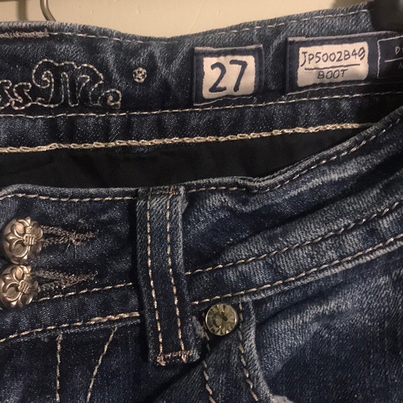 |Miss Me| Embellished Boot Cut Jeans Size 27 - Picture 8 of 8